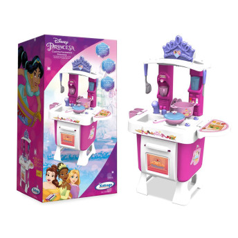 Cozinha Infantil Fantástica - Princesas Disney - Completa - Xalingo