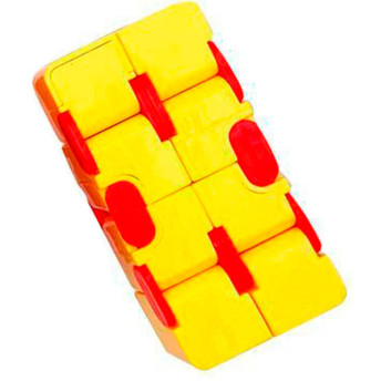 Cubo de Manobra - Cubo Infinity - Fidget - Amarelo - Toyng