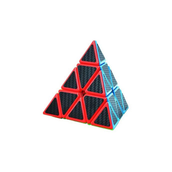 Cubo Mágico - Cubotec - Triângulo - 9 Faces - Preto -Braskit