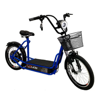 Patinete Elétrico - Eko20 - Cestinha - 800w 48v - Azul - Duos Bike