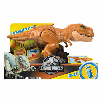 Figura Articulada - Jurassic World - T-Rex Ação de Combate - Imaginext