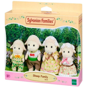 Figura com Acessório - Sylvanian Families - Família Ovelha - Epoch Magia