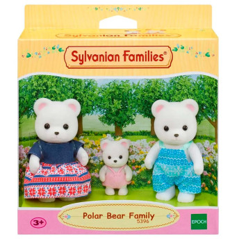 Figura com Acessório - Sylvanian Families - Família Urso Polar - Epoch Magia