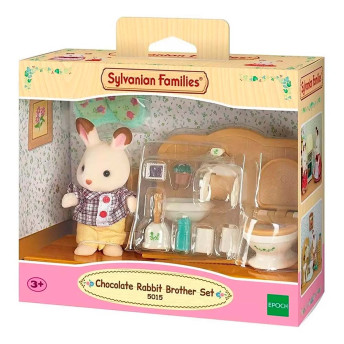 Figura com Acessório - Sylvanian Families - Toalete do Coelho - Epoch Magia