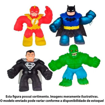 Boneco de Apertar - 12 cm - Goo Jit Zu Heroes DC - Sortidos - Sunny Brinquedos
