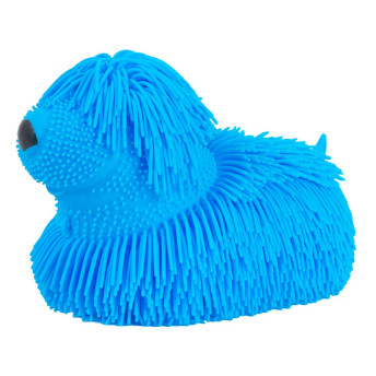 Figura de Apertar - 13 cm - Mania Flofys - Doguinho - Azul - DM Toys