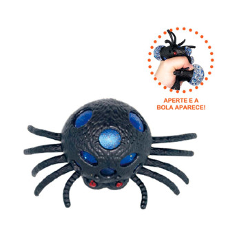 Figura de Apertar - Squish Mania Spider - Aranha - Toyng