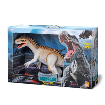 Figura de Vinil - 74 cm - DinoPark - Invencible T-Rex Branco - Bee Toys