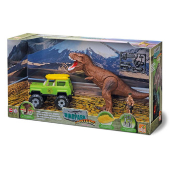 Figura e Veículo - DinoPark Hunters - Journey - T-Rex - Bee Toys