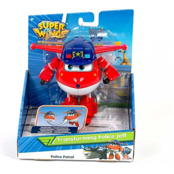 Figura e Veículo Transformável - Super Wings - Policial Jett - Fun Divirta-Se