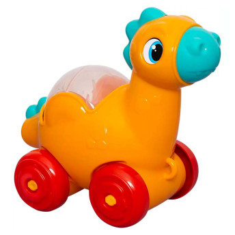 Figura Educativa - Didático - Baby Fofo - Dino - Amarelo - MercoToys