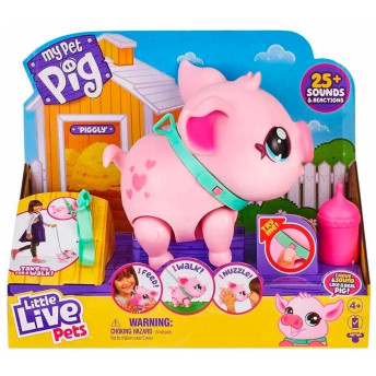 Figura Eletrônica - Little Live Pets - My Pet Pig - Porquinho - Fun Divirta-se