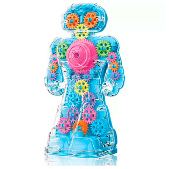 Figura Interativa - Tech Gear - Neon Robot - Colorido - Toyng