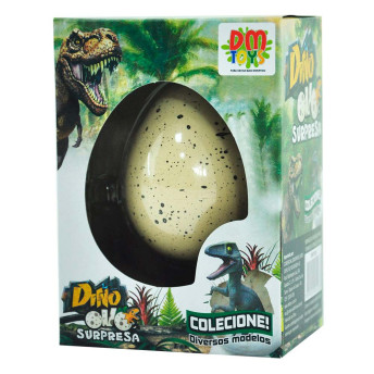 Figura Surpresa - Dino - Ovo Surpresa - 6 cm - DM Toys