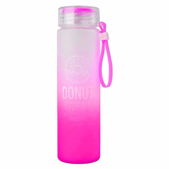 Garrafa Infantil Plástica - 500 ml - Container Fashion - Donut - Degrade - Dermiwil