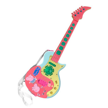 Guitarra Eletrônica Infantil com Sons e Luzes - Peppa Pig - Candide