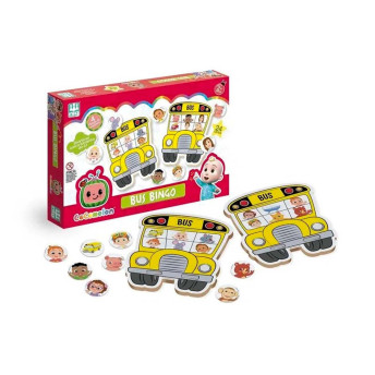 Jogo de Bingo Infantil - Cocomelon - Bus Bingo - Nig