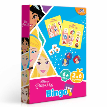 Jogo de Bingo Infantil - Princesas Disney - Toyster 