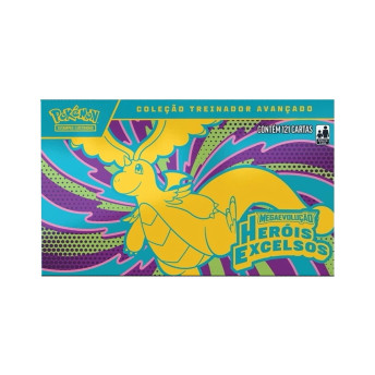 Jogo de Cartas - Pokémon - Box Treinador Avançado - Heróis Excelsos - Copag