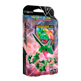 Jogo de Cartas - Pokémon - Rayquaza V - Baralho Batalha V - Copag