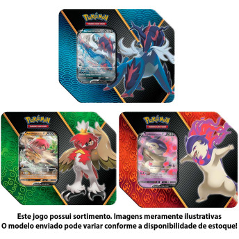 Jogo de Cartas - Pokémon Lata - 31 cartas - Poderes Divergentes - Sortido - Copag