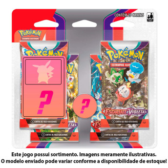 Jogo de Cartas Pokémon - Blister Quadruplo - EI - Escarlate e Violeta - Sortido - Copag