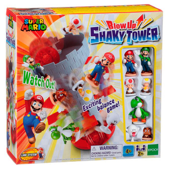 Jogo de Equilíbrio - Super Mario - Blow Up Shaky Tower - Epoch