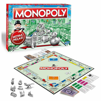 Jogo de Tabuleiro - Monopoly - Hasbro Gaming