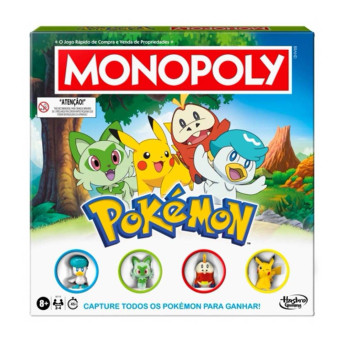 Jogo de Tabuleiro - Monopoly Pokémon - Hasbro Gaming