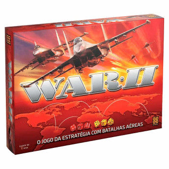 Jogo de Tabuleiro - War 2 - com Batalhas Aéreas - Grow