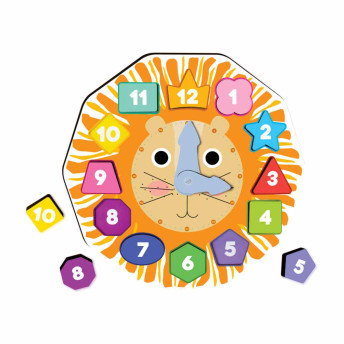 Jogo Educativo - Aprendendo as Horas - Leãozinho - Nig Brinquedos