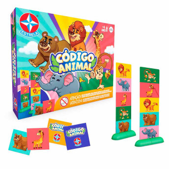 Jogo Infantil - Código Animal - Estrela