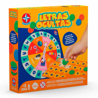 Jogo Infantil - Letras Ocultas - Estrela