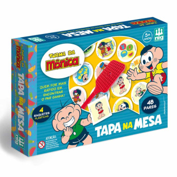Jogo Infantil - Tapa na Mesa - Turma da Mônica - Nig Brinquedos