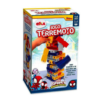 Jogo Terremoto - Marvel - Spidey and his Amazing Friends - Elka