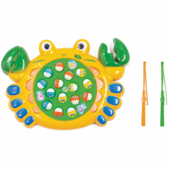 Jogo Pega Peixe Infantil - Pescaria Divertida - Caranguejo - Pica-Pau