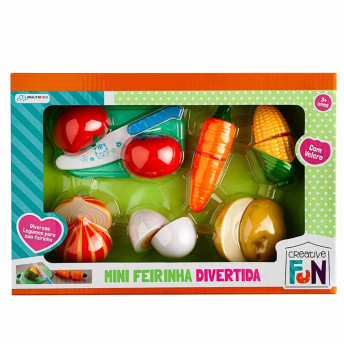 Kit Comidinha Infantil - Creative Fun - Mini Feirinha Divertida - Multikids