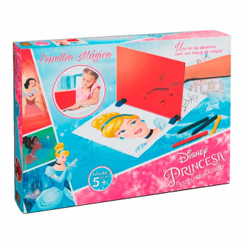 Kit de Desenho Infantil - Disney Princesas - Espelho Mágico - Grow