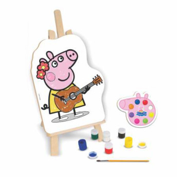 Kit de Pintura com Cavalete - Peppa Pig - Nig Brinquedos