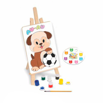 Kit de Pintura com Cavalete - Pets - Nig Brinquedos