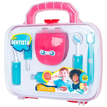 Kit Dentista Infantil - Dr Dentista Kit - 7 Peças - Samba Toys