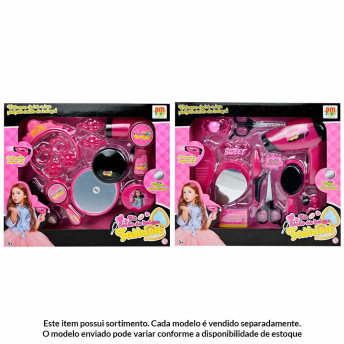Kit Infantil - Salão de Beleza Fashion - Sortido - DM Toys