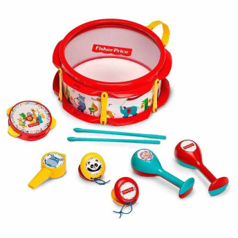 Kit Instrumentos Infantis - Fisher-Price - Bandinha Leão - Fun Divirta-se