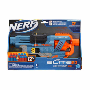 Lançador de Dardos - Nerf Elite 2.0 - Commander RD-6 - Hasbro