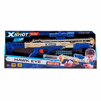 Lançador de Dardos - X-Shot Royale - Hawk Eye - 16 dardos - Candide