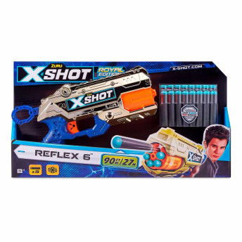 Lançador de Dardos - X-Shot Royale - Reflex 6 - Candide