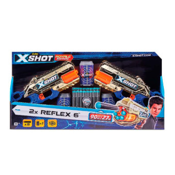 Lançadores de Dardos com Alvos - X-Shot Royale - Reflex 6 - Candide