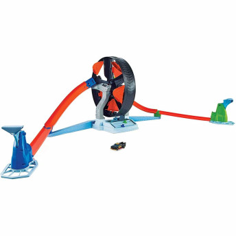 Lançador e Pista - Hot Wheels - Action - Competição Giratória - Mattel