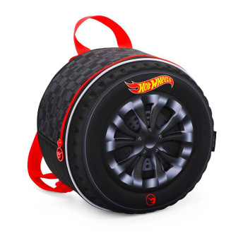 Lancheira 3D Infantil Térmica - Hot Wheels - Pneu - Luxcel