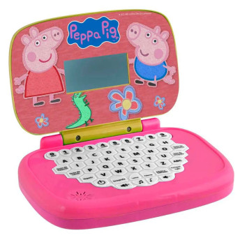 Laptop Infantil Eletrônico - Bilíngue - Peppa Pig - Candide